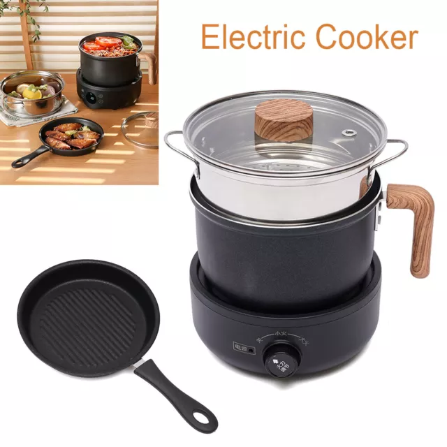 Electric Cooker Non-Stick Pan Hot Pot Multi-functional Mini Rice Cooker Steamer