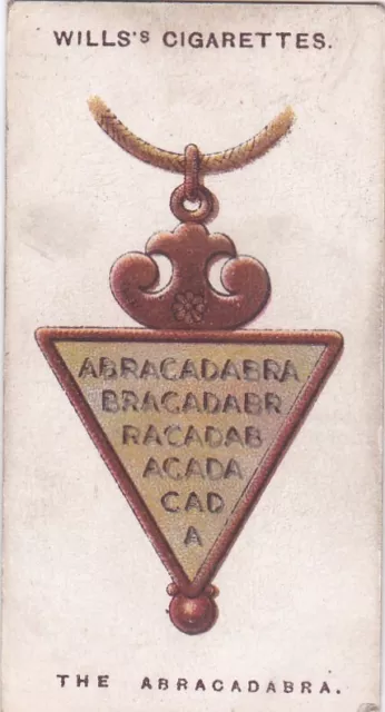 Lucky Charms 1923 - 13 Abracadabra - Wills Cigarette Card..