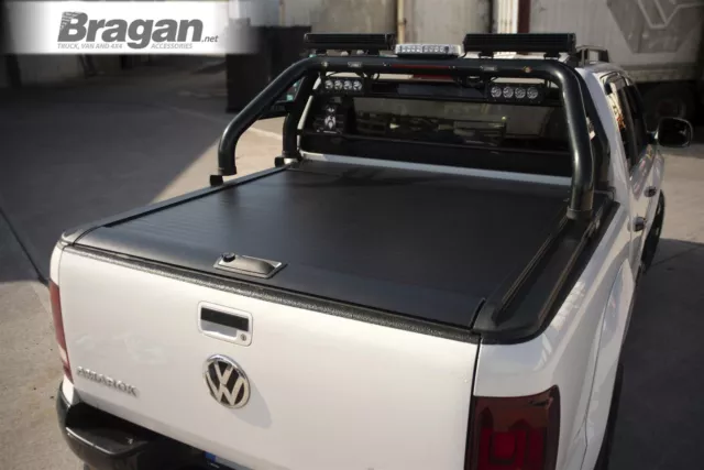 Rollback Tonneau Cover For VW Volkswagen AMAROK 2017-2023 4x4 Retractable Lid