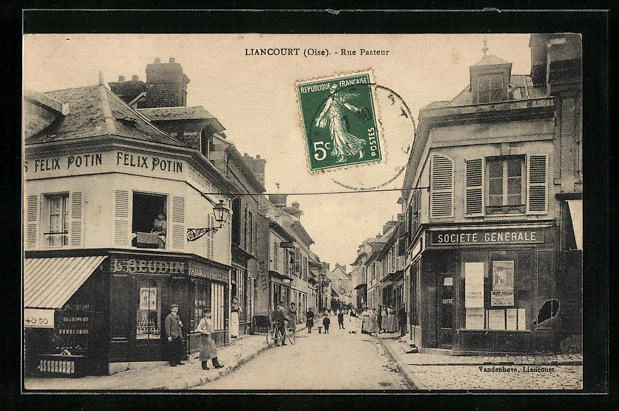 CPA Liancourt, Rue Pasteur