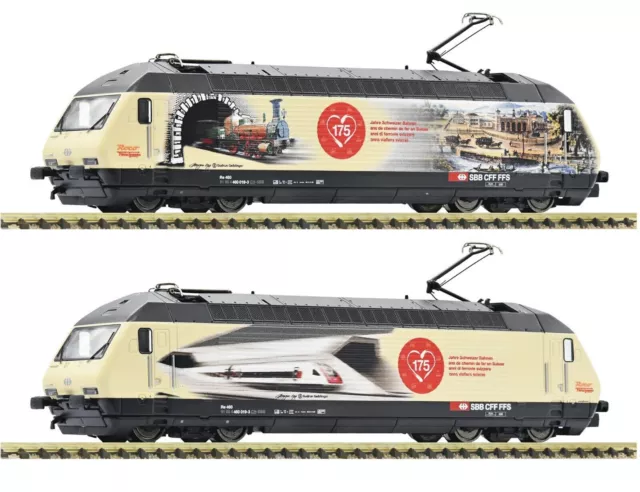 Fleischmann Scala N 731299 Loco Elettrica 460 019-3  175 Anni Ferrovie Svizzere