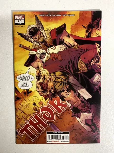 Thor Vol.6 #20 - 2nd Printing, KEY - 1st App. God of Hammers, VF/NM, Marvel 2022
