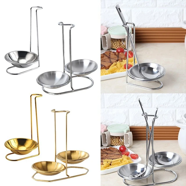 pour cuillère à soupe Louche simple/double Étagère de stockage de vaisselle