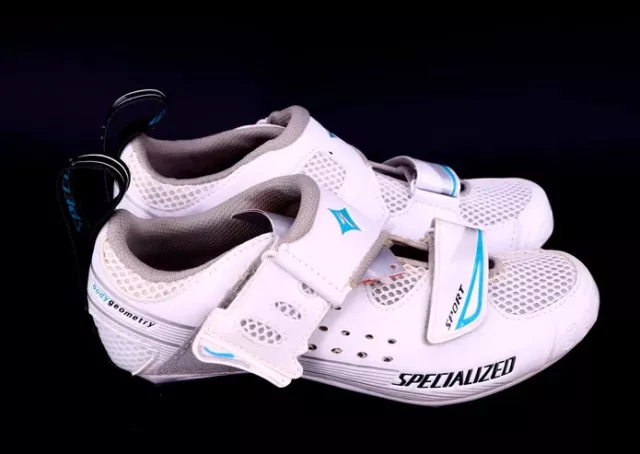 Specialized Trivent Sport Women's Road Shoe White Turquoise (36 US 6) New IN BOX