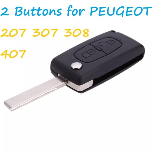 KEYYOU For Peugeot Cle llave 207 307 407 For CITROEN C1 C2 C3 C4 C5 Berlingo