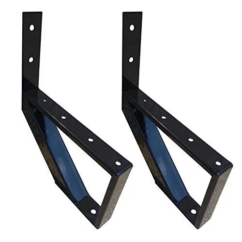 2 Pack Steel Stair Step Riser - 1 escalón para la altura de la cubierta 12 pulgadas Barra de escalera