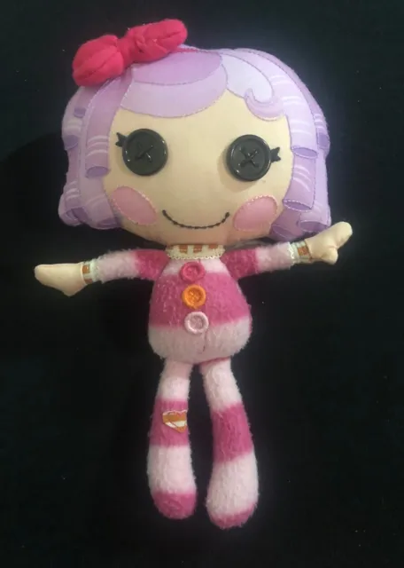 Lalaloopsy Pillow Featherhead 10" Pink Soft Rag Plush Doll Excellent Condition