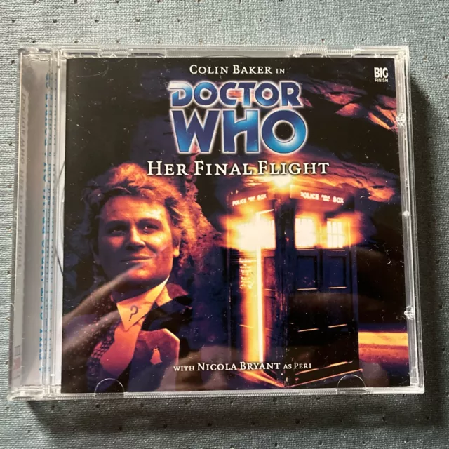 Doctor Who Her Final Flight, 2004 Big Finish Audio Book CD.