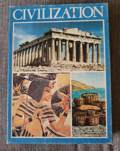 Civilization Avalon Hill - Complete Vintage Board Game Book Case V Rare