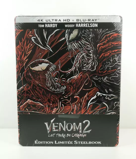 VENOM 2 Let There Be Carnage Steelbook 4k ULTRA HD