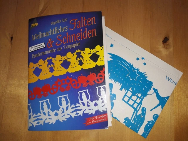 TONPAPIER ANLEITUNG &amp;WEIHNACHTLICHES Falten &amp; Schneiden ...