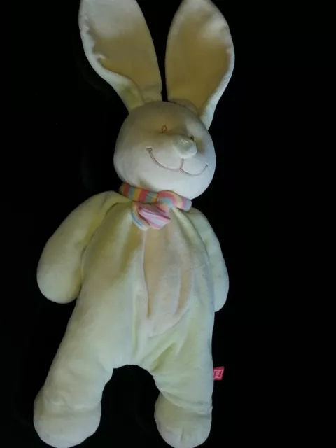 Doudou  Lapin Vert Environ 27 Cm Tex