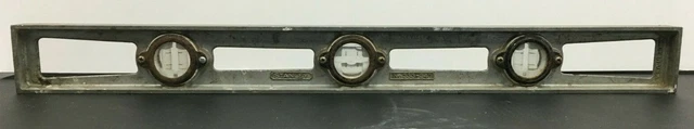 Vintage Stanley - Leveling Tool - No. 233 - Duel Leveling Bubbles - 24"