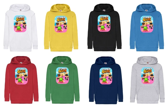stumble guys  Felpa Cappuccio Bambino - Felpa Bambini Ragazzi - Regalo gamer