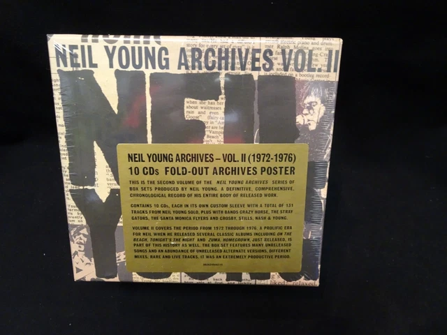 NEIL YOUNG – Neil Young Archives Vol. II (1972-1976) - NM - 10CD