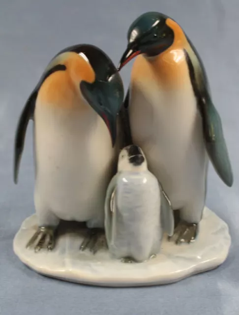 Pinguin penguin porzellan figur Hutschenreuther Pinguinpaar mit kind