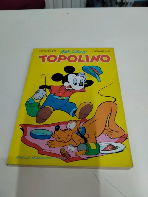 Topolino Numero 666 Del 1 Settembre 1968,In Ottimo Stato Completo Di Bollino