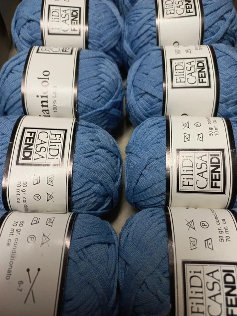 10 Gomitoli Filo di Scozia Uncinetto Cotone n.5 Colori Assortiti 100 gr