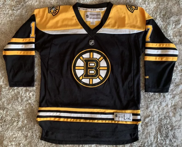 NHL Jersey Boston Bruins Milan Lucic Youth L/XL Reebok Ice Hockey