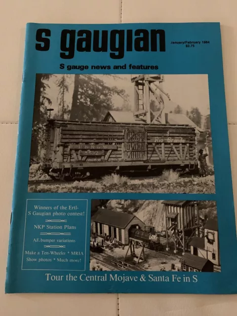 S Gaugian Model Train Magazine January/February 1984