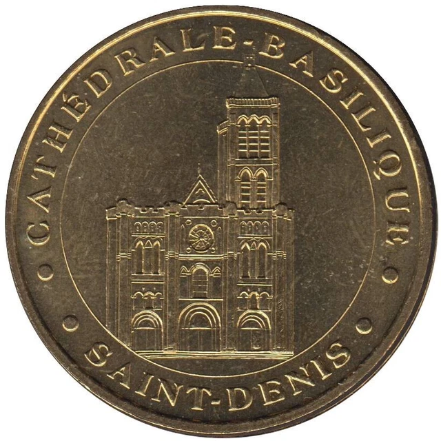 930335 JETON TOURISTIQUE MDP SaintDenis CathédraleBasilique