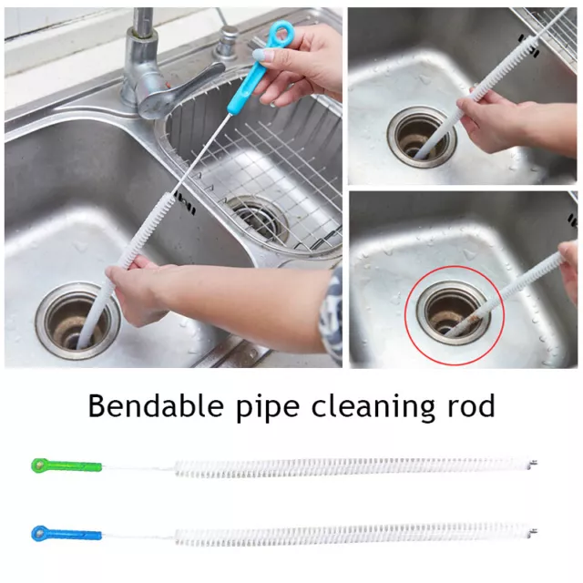 Dispositivo de dragado de alcantarillado para el hogar accesorios cocina inodoro resorte tubo fregadero limpieza gancho
