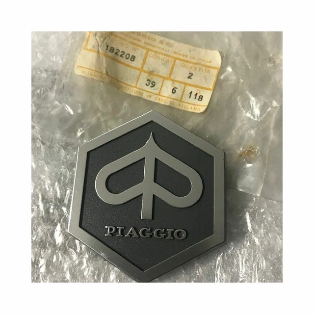 Emblema PIAGGIO anteriore stemma quadrato VESPA