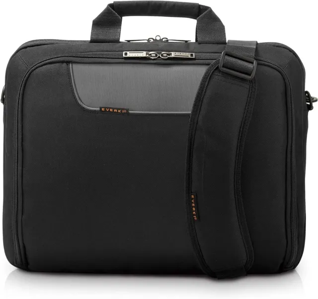 Everki Advance Laptop Bag- Briefcase, Fits up to 16-Inch (EKB407NCH), Charcoal,
