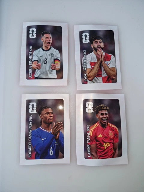 4 PANINI FIFA World Cup 2026 Official Coca Cola Sticker Gvardiol Yamal 4-panini-fifa-world-cup-2026-official-coca-cola-sticker-gvardiol-yamal