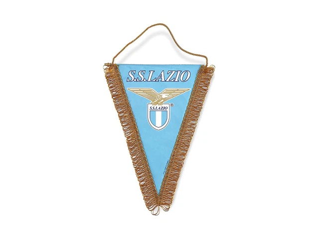 Gagliardetto Ufficiale Inter - Nuovo Logo 14x17 Cm Triangolare Nerazzurro - Foto 2