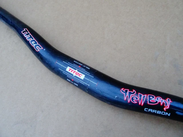 Titec Hell Bent Carbon Mtb XC Riser Handlebars 660mm Wide Light / Strong 2