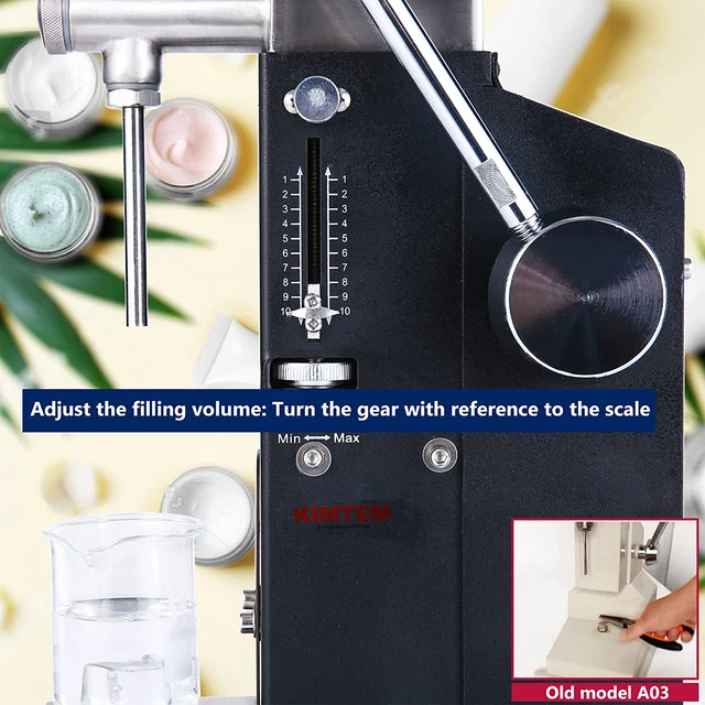 Manual Paste Liquid Filling Machine 5-50Ml Bottle Filler Adjustable Bottle Filli 3