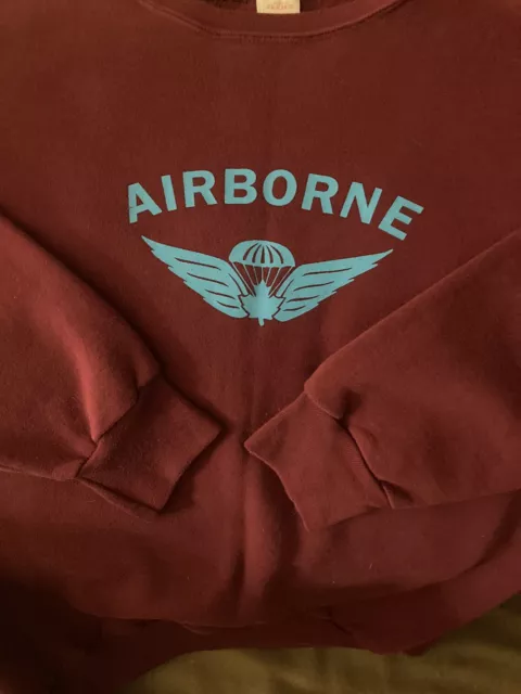 Vintage Canadian Airborne Regiment Sweatshirt (Size Men’s Large)