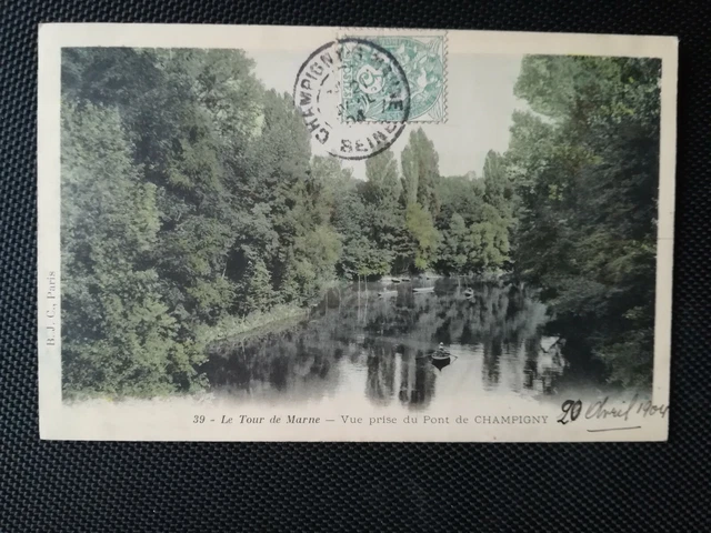 CPA 94 La Tour de Marne - Vue prise du Pont de CHAMPIGNY
