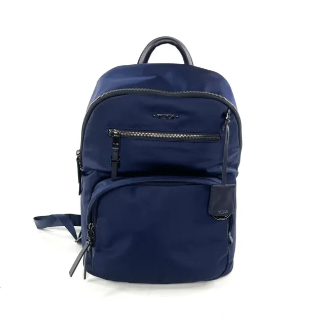 TUMI Voyageur Hilden Women's Laptop Backpack Midnight Blue Travel Carry-On Bag