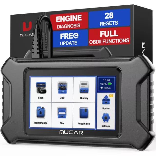 MUCAR CS90 Auto Scanner Profi KFZ OBD2 Diagnosegerät TPMS EPB Oil EPB SRS DPF