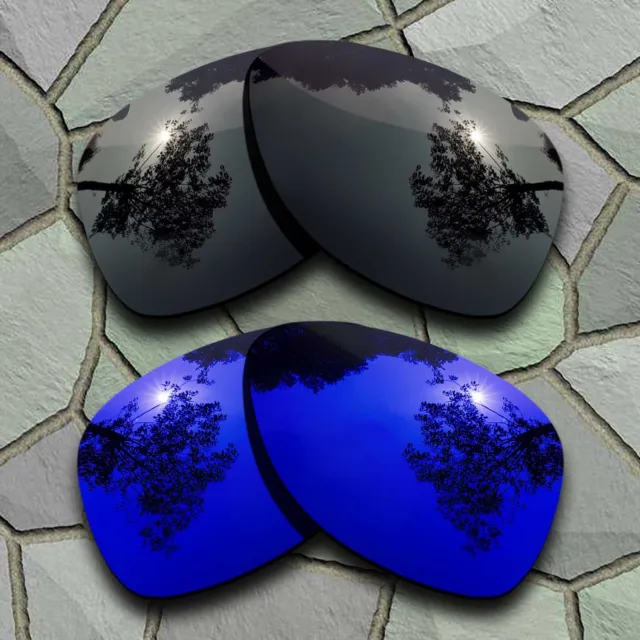 US Grey Black&Violet Blue Polarized Lenses Replacement For-Oakley Dispatch 2