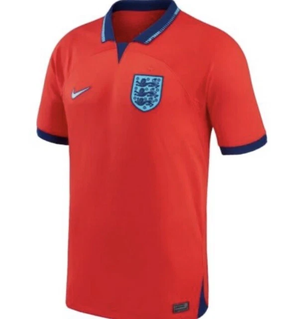 ENGLAND AWAY FOOTBALL Shirt World Cup 2022 Mens Small 100 Authentic