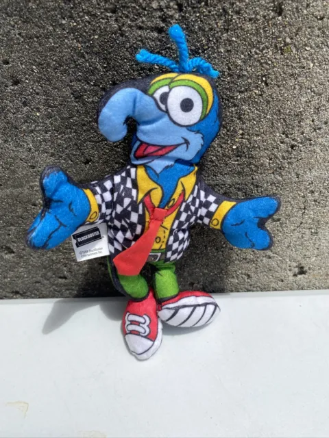 GONZO THE GREAT Blockbuster Video VTG 1998 Plush Toy 7” Muppet Doll Figure Clean
