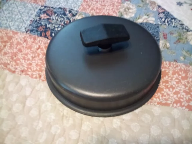 MIRACLE MAID BLACK ANODIZED ALUMINUM COOKWARE 6-1/2" LID ONLY for pan WEST BEND