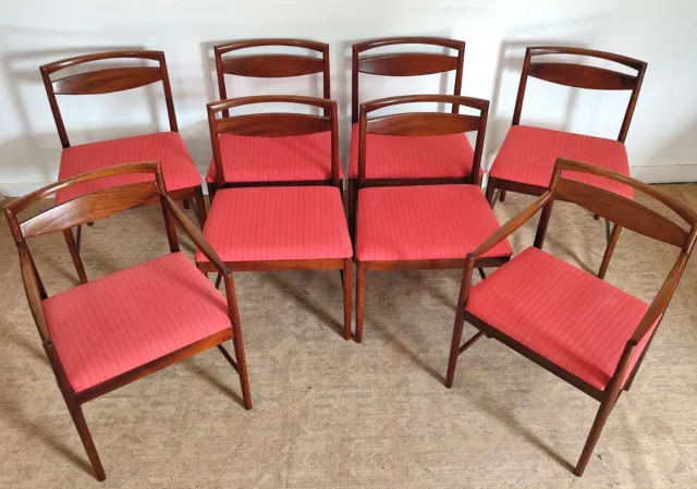 Vintage McIntosh Dining Chairs Rosewood Mid Century Tom Robertson