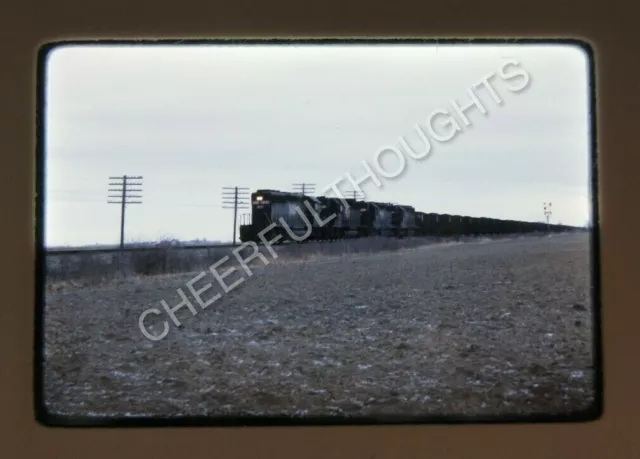 Original '79 Ektachrome Slide NW Norfolk Western 6154 SD40-2 Coal Train    27X38