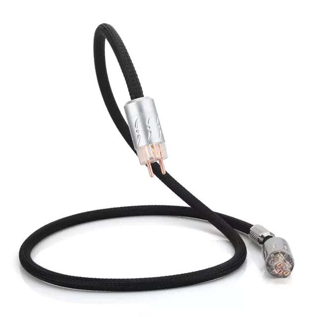 Cable de alimentación Viborg MTU-VP1501 gama alta OFC cobre UE/EE. UU. Schuko cable de alimentación HIFI