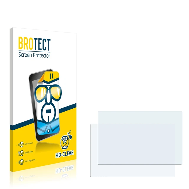 2x Protector de Pantalla para Panasonic Lumix DC-TZ95D Super Zoom Protección Transparente