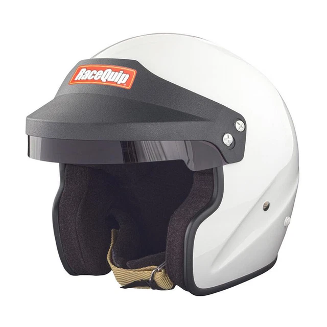 Racequip 256116 Helmet Open Face X-Large White Sa2020