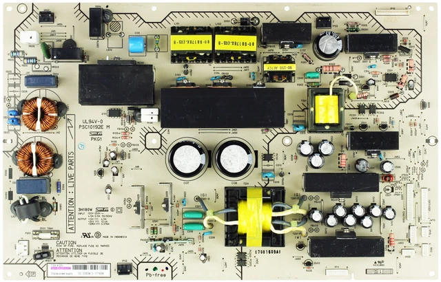 Philips 47Pfl7422D/37 Power Supply Board Psc10192E M