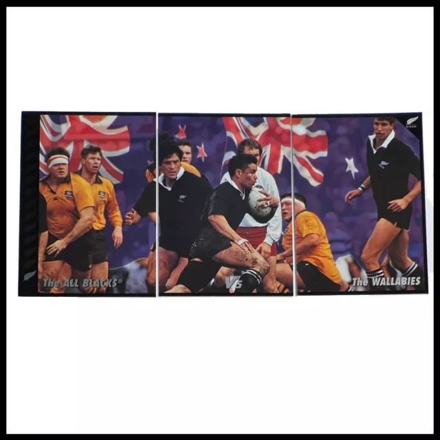 1995 Dynamic New Zealand All Blacks Rugby Union Trading Card versus Wallabies