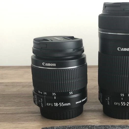 Canon 2042B002 EF-S 18-55mm f/3.5-5.6 IS II Lens Black Slightly Used