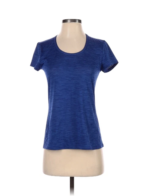 Athleta Women Blue Active T-Shirt S