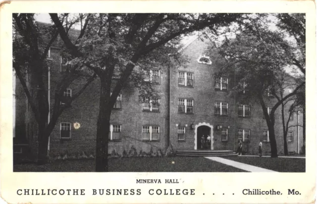 Chillicothe Missouri Chillicothe Business College Postcard